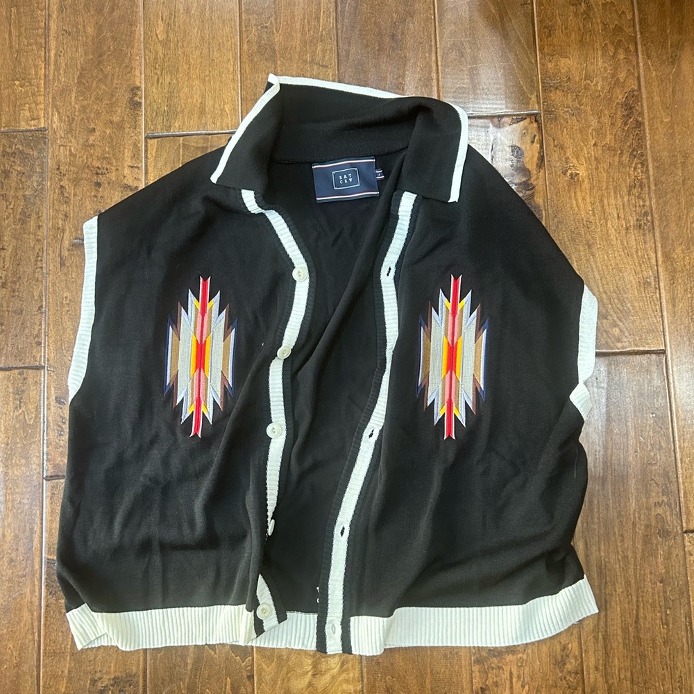 Sleeveless cardigan
